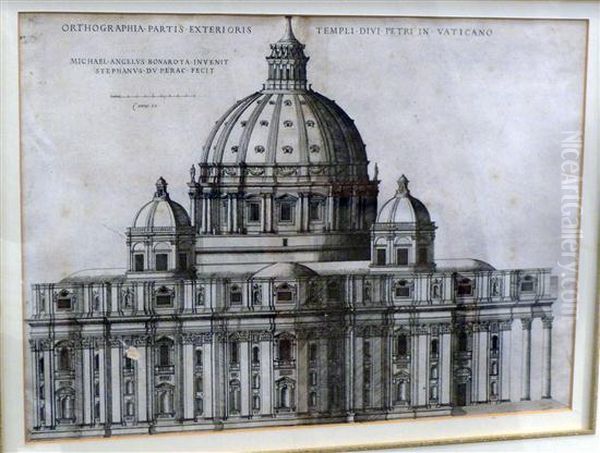 Partis Exterioris Tempkli Divi Petri In Vaticcio - view 1