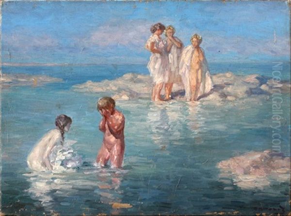 Baigneuses A La Plage - view 1