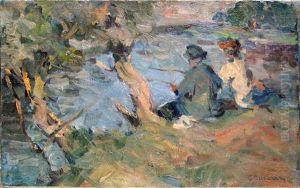 Les Pecheurs by Pavel Dmitrievic Smarov