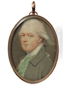 Portrait Miniature Of Baron Crewe