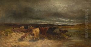 Paisaje Con Ganado", 1872 by John Smart IV