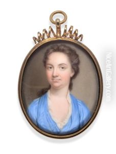 Miniature Portrait Of A Lady