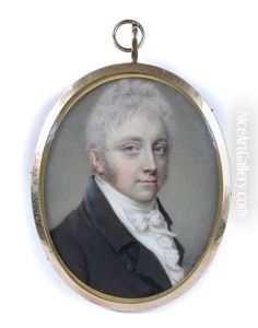 Portrait Miniature Of A Gentleman, Traditionally Thought To Be Richard Lovell Edgeworth (1744-1817)