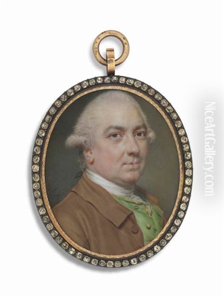 Mr Plomer, In Brown Coat And Peppermint Waistcoat - view 1