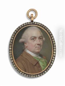 Mr Plomer, In Brown Coat And Peppermint Waistcoat by John Smart IV