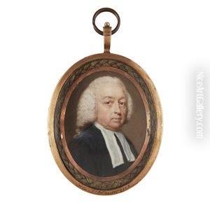 Portrait Miniature Of A Clergyman, Thought To Be William Elliot