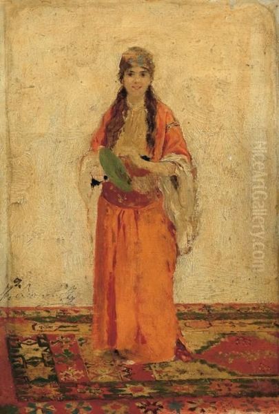 Odalisca In Rosso - view 1