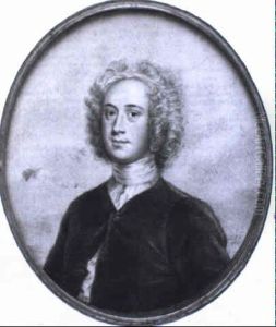Portrait Of A Gentleman In Bottoned Jacket, White Stock And Wig
