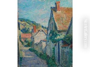 A View Of Giverny, France, A Homage To Monet by Edgar Rowley Smart