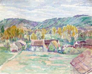 Normandy Landscape by Edgar Rowley Smart