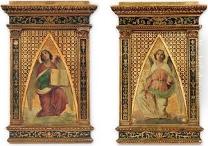 Coppia Di Angeli by Ferdinando Brambilla