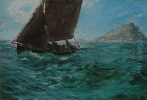 A Stiff Breeze Off The Mewstones by Robert Borlase Smart