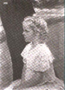Portrait Of A Young Girl by William Thomas Smedley
