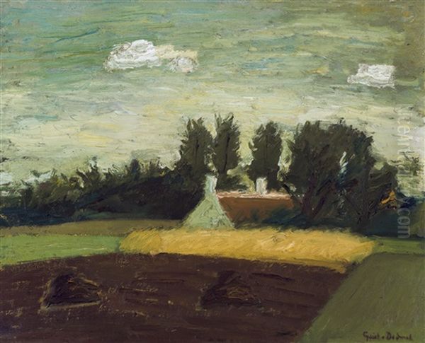 Farm And Corn Field - view 1