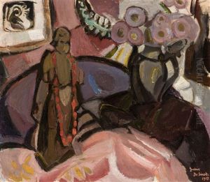 Still Life With Statuette by Gustave De Smet