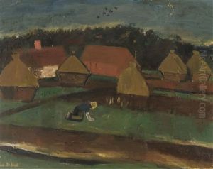 The Weeder At Night (1935) by Gustave De Smet