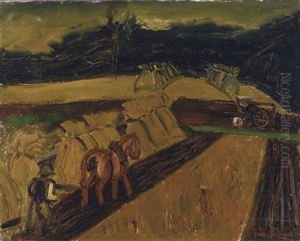Landscape (harvest) (1937) - view 1