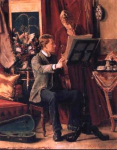 De Muziekles by Henri de Smeth