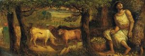 The Call Of The Prophet Amos by James Smetham