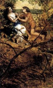 Now With His Love Now In His Colde Grave, Along Withouten   Any Companye by James Smetham