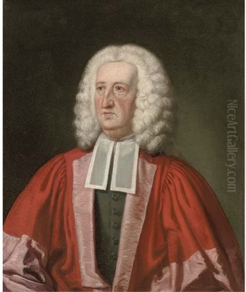 Portrait Of Dr William King (1663-1712), Bust-length, In Robes - view 1