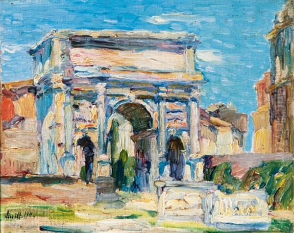The Arch Of Septimius Severus On The Forum Romanum - view 1
