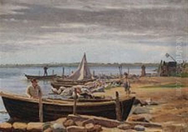 Fisker I En Baad, Limfjorden - view 1
