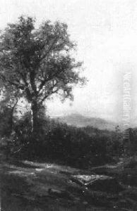 Meadows And Distant Mountains by James Smillie