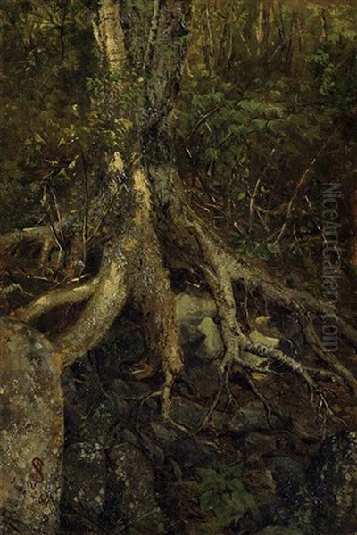 Study From Nature, No. 2 (catskill Clove) (+ Another; 2 Works) - view 1