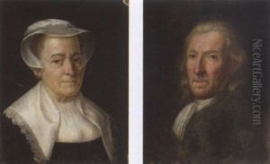 Portrait Of An Old Woman by Dominicus Van der Smissen