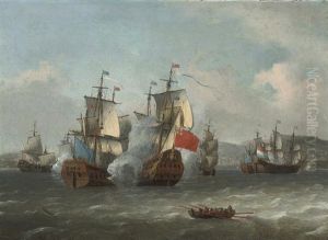 The Battle Of Leghorn, 4th March 1653, During The First Anglo-dutch War