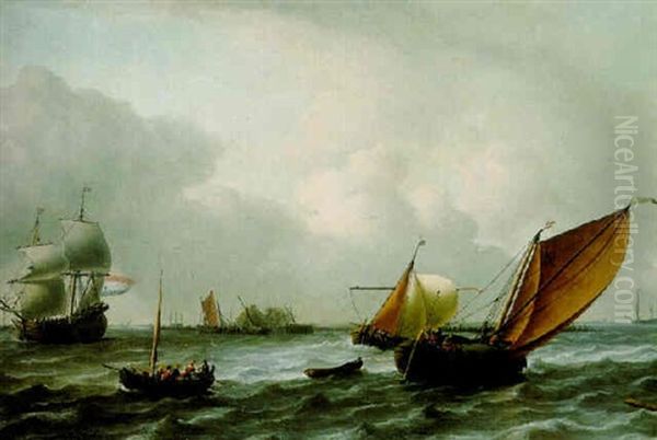 Shipping In Choppy Waters Offshore - view 1