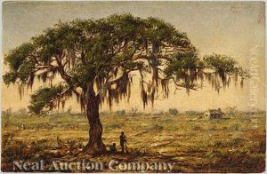 Hunter Under A Live Oak