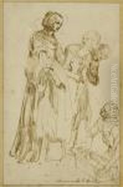 The Finding Of The Infant Moses - view 1