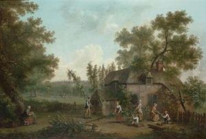 The Hop Pickers by George Smith of Chichester