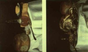 Still Life With Bread And Cheese