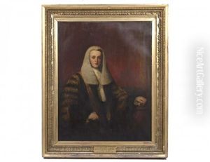 Rt. Honorable Thomas Berry-cusack Smith, Master Of The Rolls In Ireland, B. 1795, D. 1866 by Stephen Catterson Smith the Younger