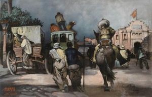 Untitled (madrid Street Scene)