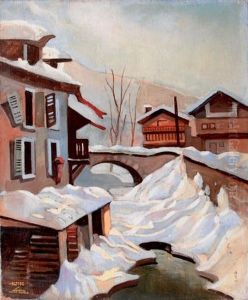Torrent Des Cordes, Megeve by Albert E. Smith