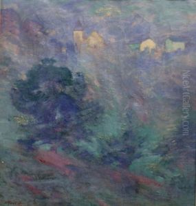 Paysage Dans La Brume
