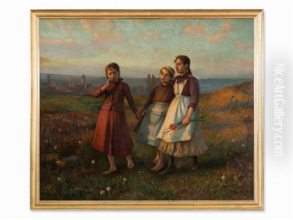 Girls In The Meadow - view 1