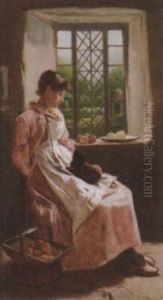 At The Sunlit Window by Carlton Alfred Smith