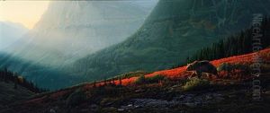 Crimson Cascade by Daniel Smith