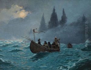 Starting Out For Winter Hunt by De Cost Smith