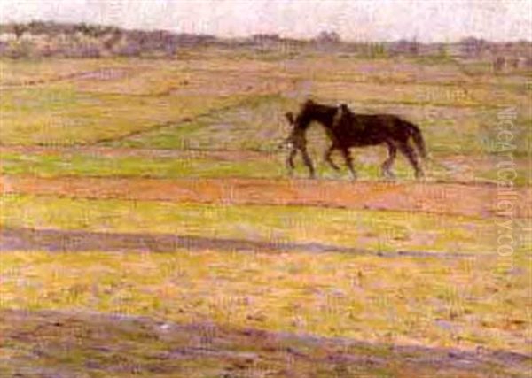 Working In The Fields, Brittany, France - view 1
