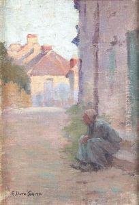 A Doorway In Brittany by Elmer Boyd Smith