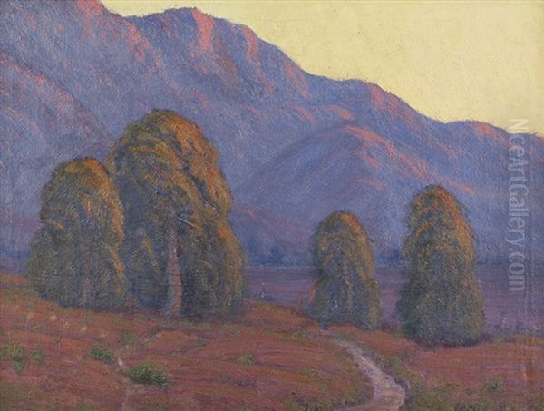 Trees In A Mountain Landscape - view 1