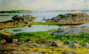 Utsikt Over Karlshamns Inlopp by Ernst Smith