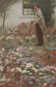 A Stroll In The Garden by William Bramley