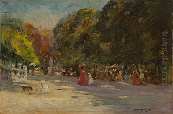 Luxembourg Gardens, Paris, France - view 1